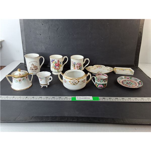 Tea Dishes- Bone China, Nippon, Misc.