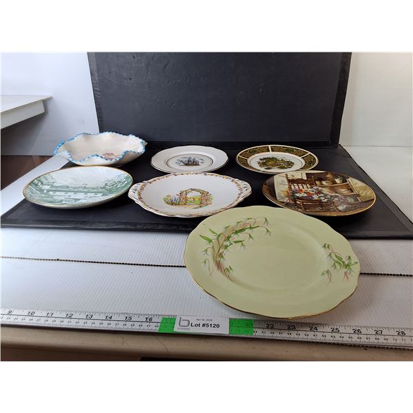 (7) Decorative Plates/Bowls Up to 10.25"