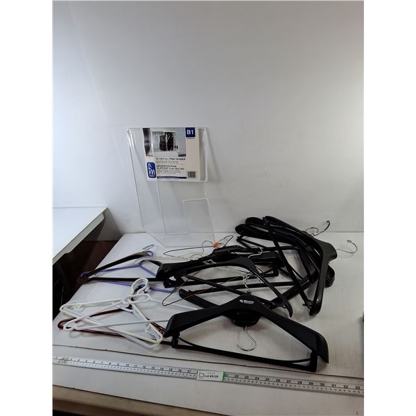 12" Tray Divider & Clothes Hangers - PICK UP