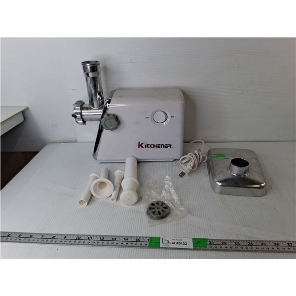 Kitchener Electric Meat Grinder- Powers On, Pickup Preferred