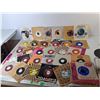 Image 1 : Vintage 45 Records- Patsy Cline, Chubby Checker, Pat Boone, Misc.
