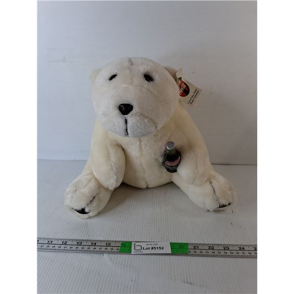 Coca-Cola Stuffed Polar Bear 12"