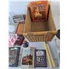 Image 2 : Journals, Wicker Basket 17" x 11.5" x 7", Brass Teapot, Misc. Cannot Ship