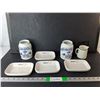Image 1 : Ceramic Soap Holders, Creamer, Ceramic Jars