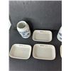 Image 3 : Ceramic Soap Holders, Creamer, Ceramic Jars
