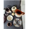 Image 2 : Creamers, Ruby Red Glass Bowls, Inuit Style Tray & Mug, Misc.