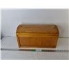 Image 1 : Wooden Toolbox 17" x 9" x 9.25" & Contents- PICK UP ONLY