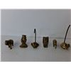 Image 3 : (10) Brass Animal Figurines/Note Holders Up to 4"
