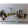 Image 1 : Brass Items- Scale- As Is, Bell, Goblet, Misc.