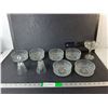 Image 1 : (6) Glass Bowls, Champagne Glass, (2) Bells- One Requires Repair