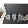 Image 5 : (6) Glass Bowls, Champagne Glass, (2) Bells- One Requires Repair