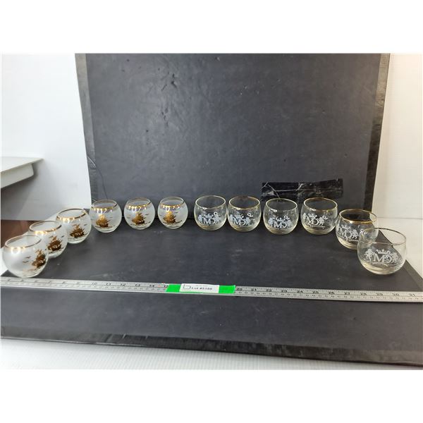 (2) Sets of Whisky Glasses- McGuinness Distillers & Ship Style - PICK UP