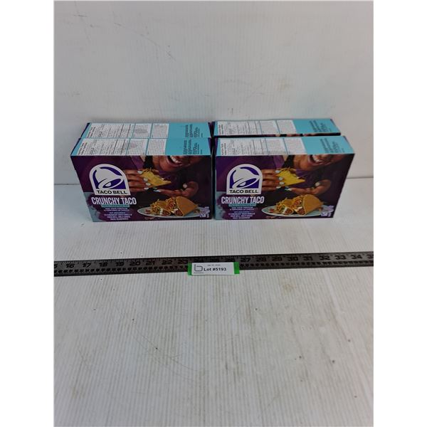 (4) Sealed Boxes of Taco Bell Taco Kits