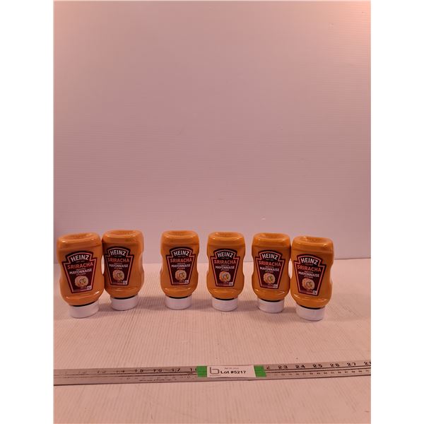 (6) Heinz Sriracha Sauce Style Mayonnaise (as is) - PICK UP