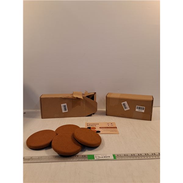 16 Felt Furniture Sliders (as is)
