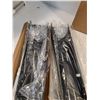 Image 4 : (4) Black Aluminum Shelf Brackets 16"x2"x2"