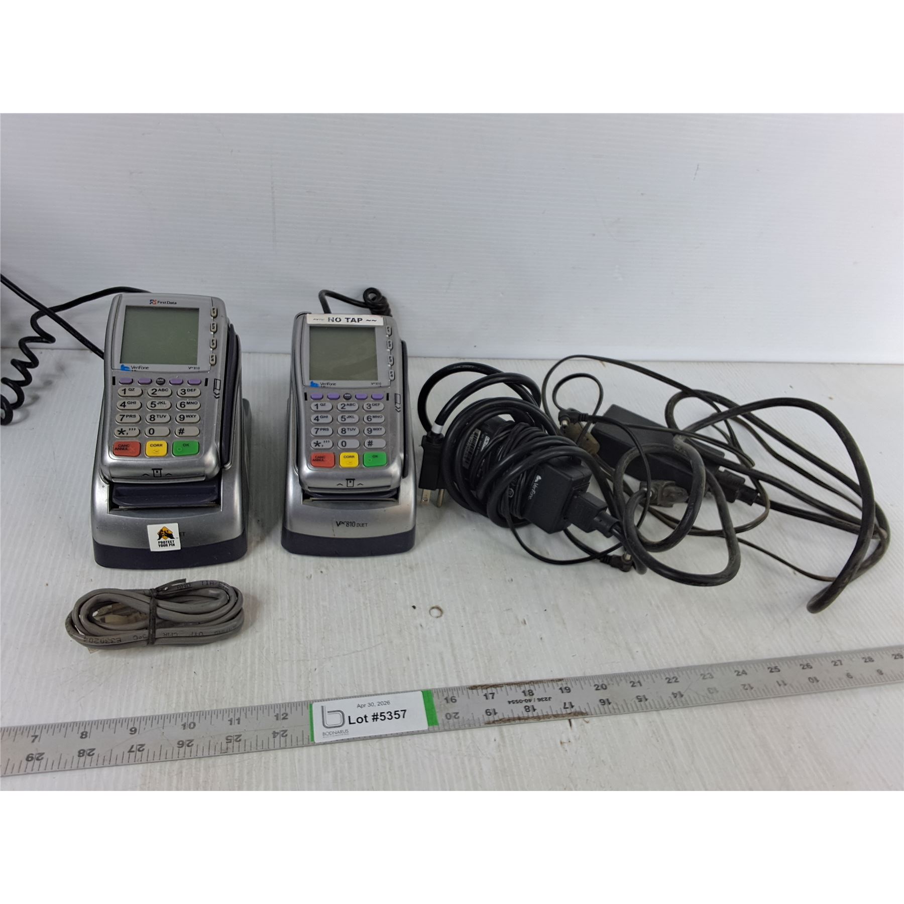 (2) Debit Machines and Cords - As Is - Bodnarus Auctioneering