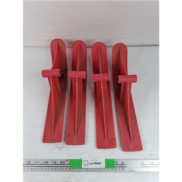 (4) Stroller Skis