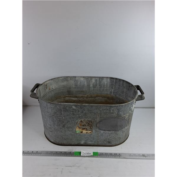 Galvanized Tub - PICKUP ONLY