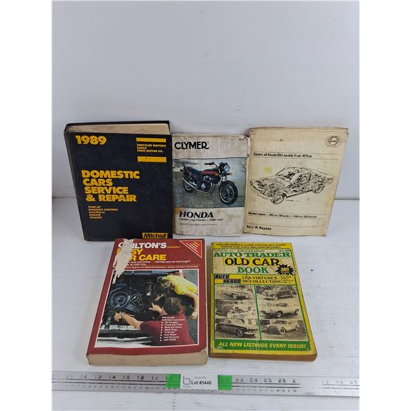 Vintage Repair Manuals - Domestic, Mazda, Old Car Book, Misc