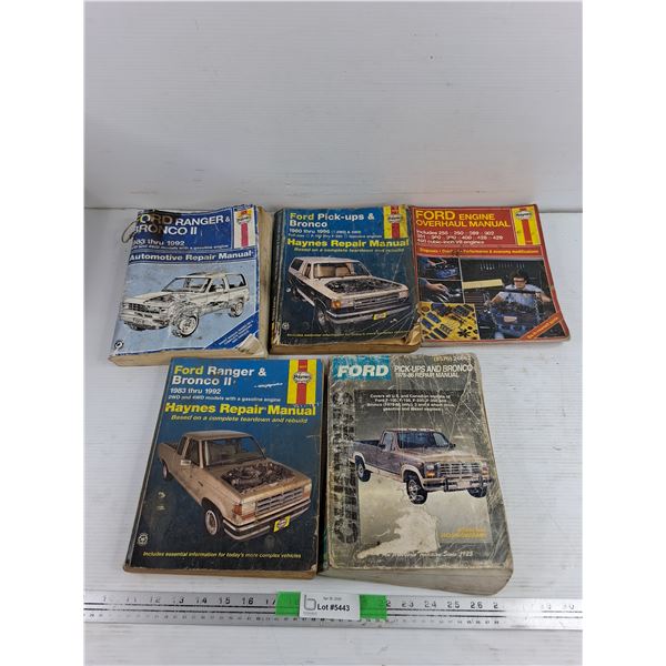 Assorted Vintage Ford Repair Manuals