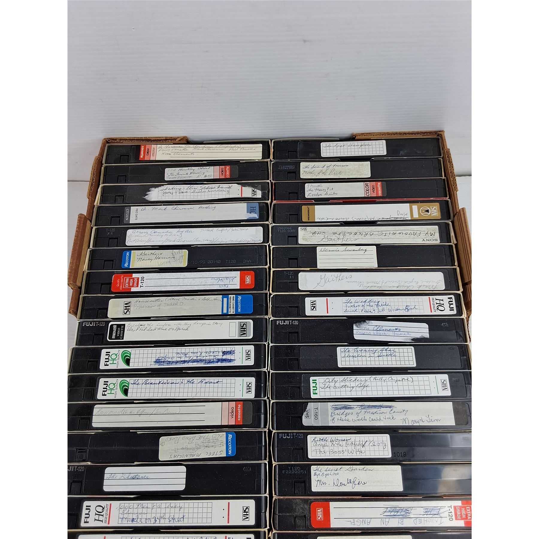 Assorted VHS Tapes