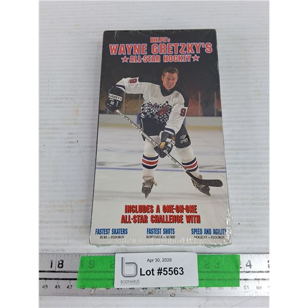 Vintage NHLPA's Wayne Gretzkys All Star Hockey VHS Tape - Sealed