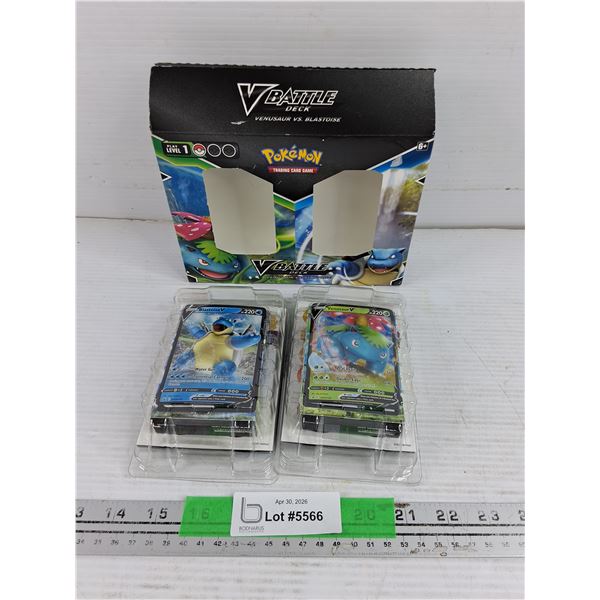 Pokemon V Battle Deck Venusaur vs Blastoise - CANNOT AUTHENTICATE