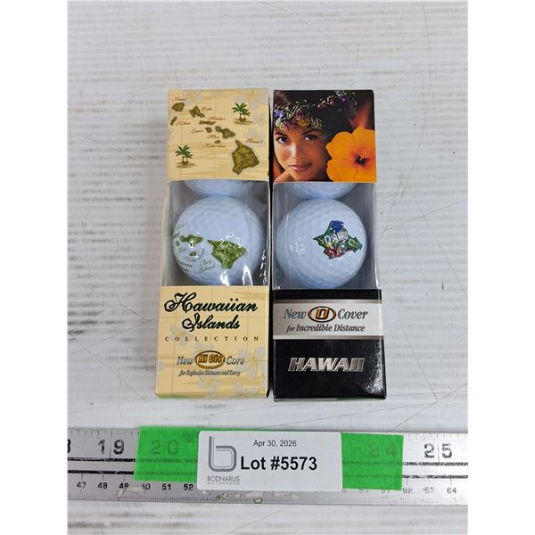 (6) Hawaii Themed Golf Balls