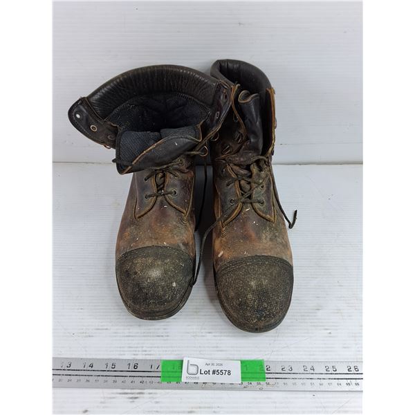 Steel Toe Work Boots - Size 12