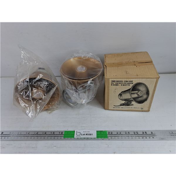 (2)  RMS Model CBH 550 5 1/2" Reflex Horns - NIB