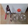 Image 2 : *Excelvin Bottle Capper, (2) Glass & (1) Plastic 23L Carboys - PICKUP ONLY