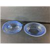 Image 2 : Blue Indiana Glass Hen on a Nest Candy Dish