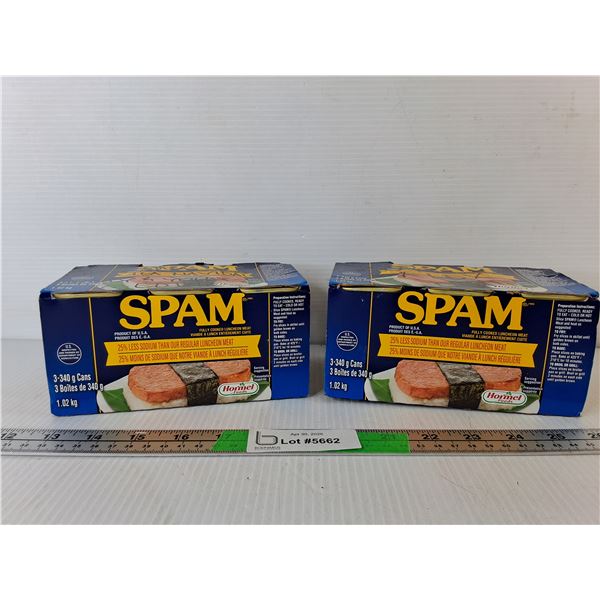 (6) Cans of Low Sodium SPAM- Sealed - PICK UP
