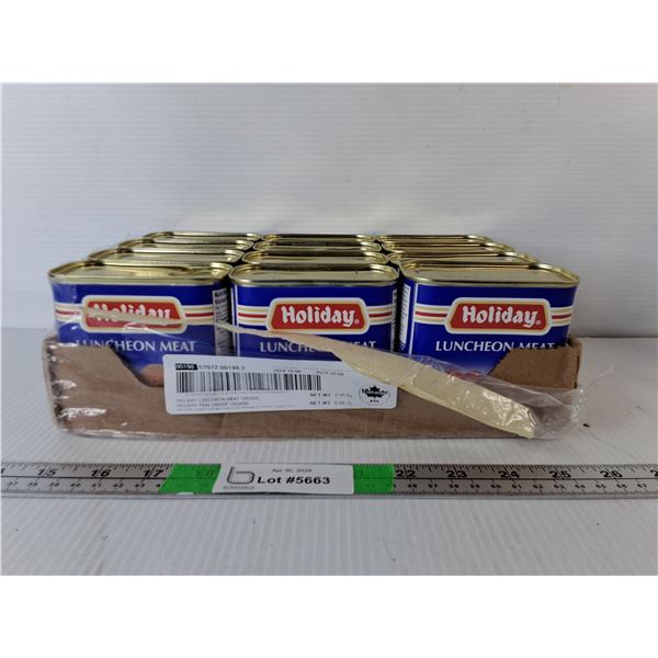 (12) Cans of Holiday Luncheon Meat- Sealed - PICK UP