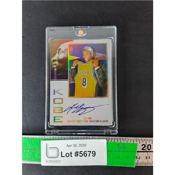 Fascimile Autographed Kobe Bryant Card- Cannot Authenticate