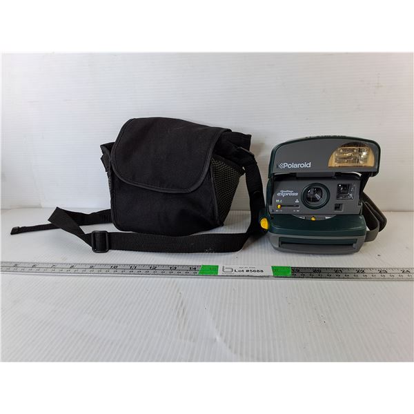 Polaroid One Step Express Instant Camera- Untested & Case