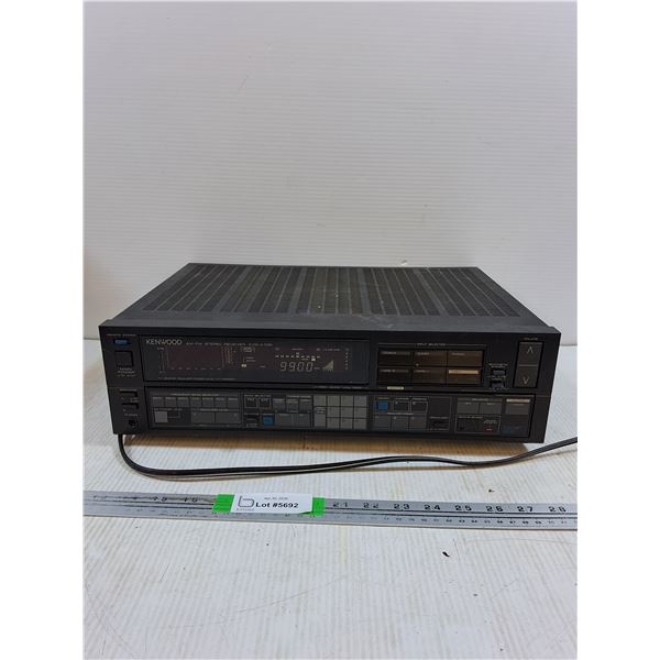 Kenwood AM- FM, Stereo Receiver 16.5"x 12"x5 Powers On - PICK UP ONLY