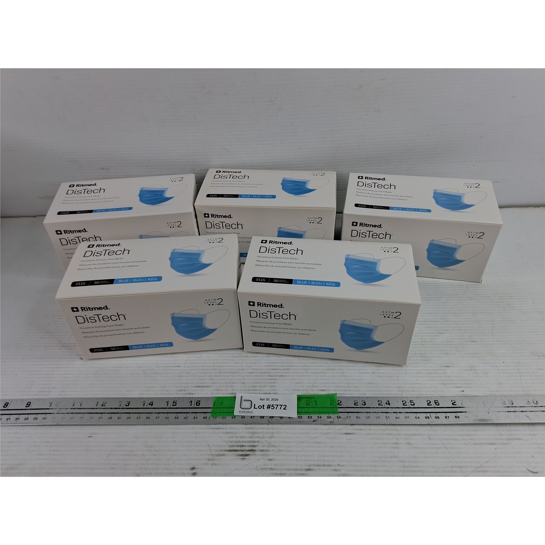 Ritmed DisTech ATSM Level 2 Procedure Earloop Face Masks