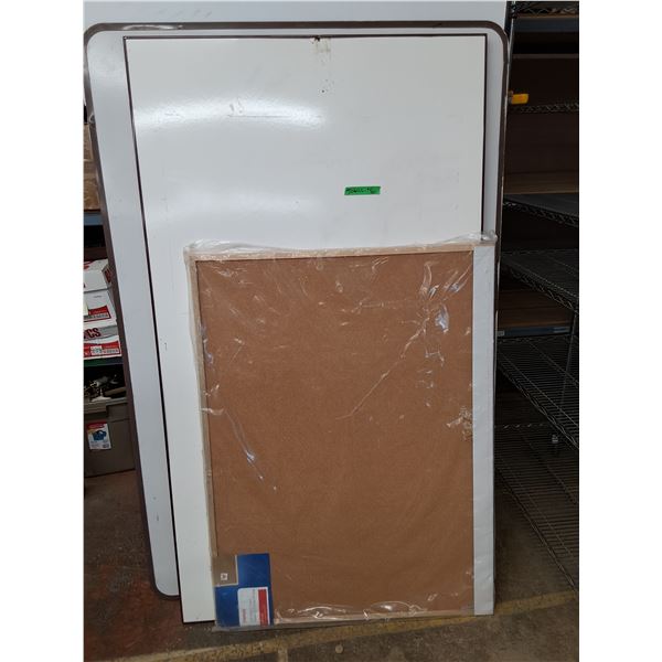 *(2) Whiteboards Up to Approx. 72" x 48" & Corkboard 48" x 36"- Cannot Ship