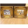 Image 1 : LOT: 2 FRAMED OIL ON CANVAS PAINTINGS, TIM WARD, WOOD FRAMES, 18-1/2" X 16-1/2"