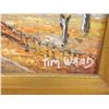Image 5 : LOT: 2 FRAMED OIL ON CANVAS PAINTINGS, TIM WARD, WOOD FRAMES, 18-1/2" X 16-1/2"