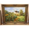 Image 1 : OIL ON CANVAS PAINTING, BORTALIN, WOOD FRAME, 59" X 47"