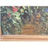 Image 2 : OIL ON CANVAS PAINTING, BORTALIN, WOOD FRAME, 59" X 47"