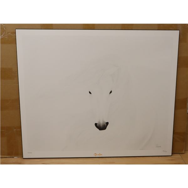 LAMINATED "GORION" SILKSCREEN, NUMBERED 411/500, 25-1/2" X 21"
