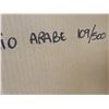 Image 4 : LOT OF 4 FRAMED "TRIO ARAB" SILKSCREENS, NUMBERED, 38" X 32"