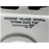 Image 4 : DICKEN'S VILLAGE "STRAW DUCK PUB" (WITH LIGHT)