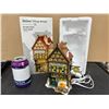 Image 1 : DICKEN'S VILLAGE "THE DUKE'S WHEEL CHEESE SHOP" (WITH LIGHT)