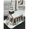 Image 2 : HAWTHORN VILLAGE "SILENT NIGHT CHURCH" NORMAN ROCKWELL (WITH LIGHT)