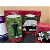 Image 3 : LOT OF 4 STAR TREK "DEEP SPACE NINE" CHRISTMAS ORNAMENTS